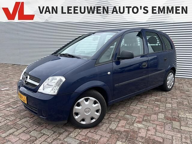 Blauw Gebruikt 2004 Opel Meriva Enjoy MPV | € 1.248 (Eerlijke prijs) - Afbeelding 1/4