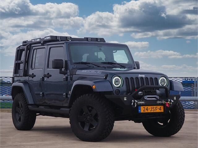 Blauw Gebruikt 2007 Jeep Wrangler Unlimited SUV | € 26.995 - Afbeelding 1/4