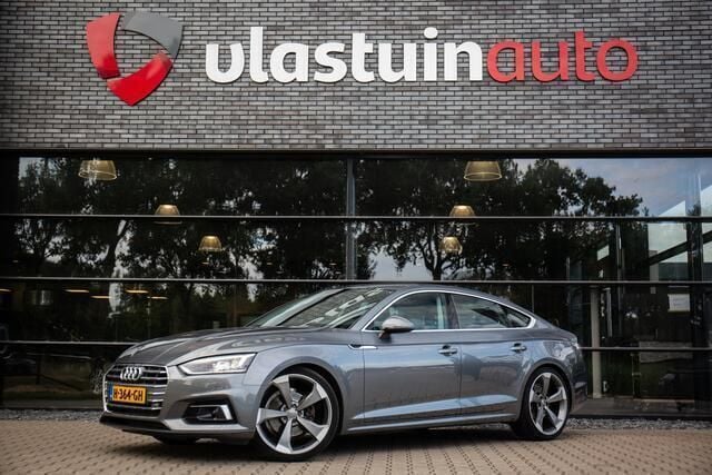 Grijs Gebruikt 2019 Audi A5 Sportback Design Hatchback | € 26.950 (Super prijs) - Afbeelding 1/4