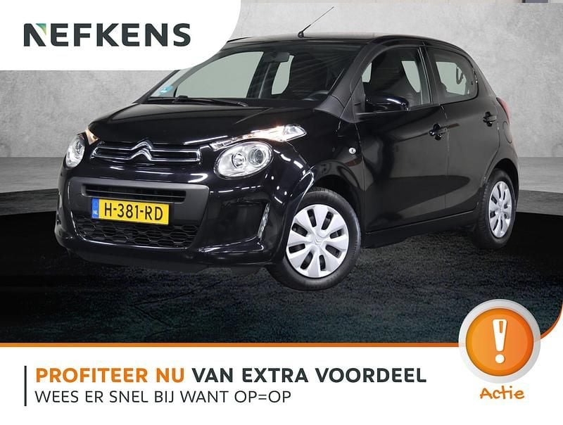 Zwart Gebruikt 2020 Citroën C1 Feel Hatchback | € 8.225 (Eerlijke prijs) - Afbeelding 1/4