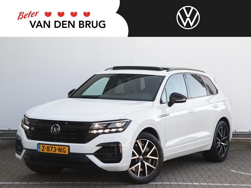 Wit Gebruikt 2021 VW Touareg R SUV | € 56.190 (Eerlijke prijs) - Afbeelding 1/4