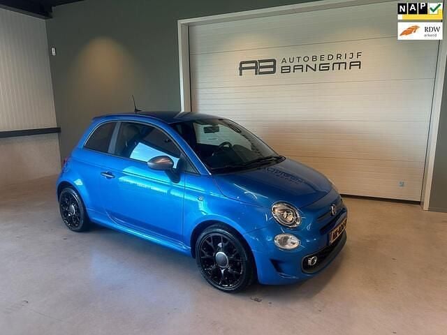 Blauw Gebruikt 2017 Fiat 500 Sport Hatchback | € 10.950 (Eerlijke prijs) - Afbeelding 1/4