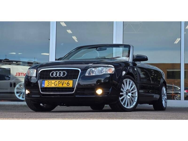 Occasion Audi A4 Cabriolet Proline 163 PK (119 kW) 2007 Zwart, metallic lak Cabriolet