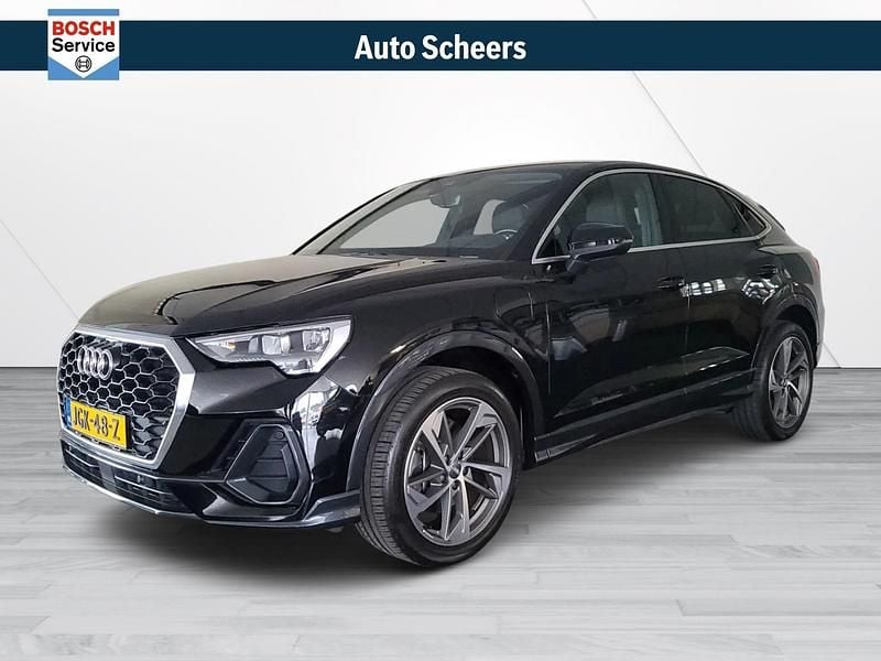 Zwart Gebruikt 2021 Audi Q3 Sportback Business SUV | € 34.900 (Eerlijke prijs) - Afbeelding 1/4