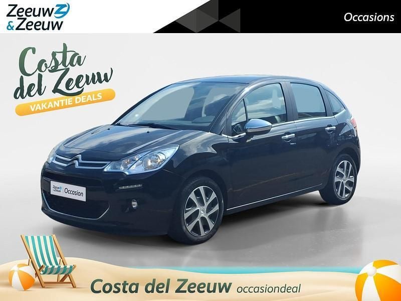 Zwart Gebruikt 2014 Citroën C3 PureTech Hatchback | € 6.950 (Eerlijke prijs) - Afbeelding 1/4