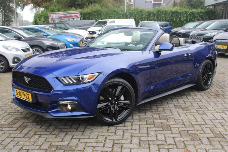 Blauw Gebruikt 2023 Ford Mustang Convertible Cabriolet | € 36.995 (Super prijs) - Afbeelding 1/4