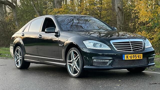 Zwart, metallic lak Occasion 2009 Mercedes S63 AMG AMG Sedan | € 30.950 - Afbeelding 1/4