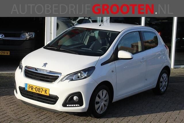 Wit Gebruikt 2017 Peugeot 108 Hatchback | € 4.999 (Eerlijke prijs) - Afbeelding 1/4
