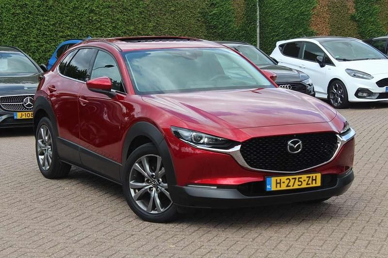 Rood Gebruikt 2020 Mazda CX-30 Luxury SUV | € 22.750 (Eerlijke prijs) - Afbeelding 1/4