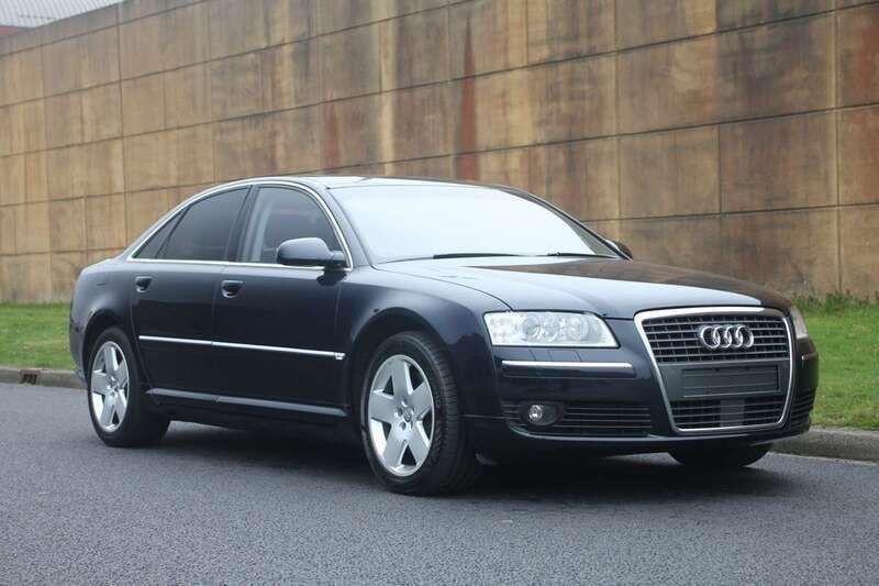 Blauw, metallic lak Gebruikt 2007 Audi A8 Sedan | € 13.945 - Afbeelding 1/4