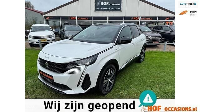 Wit Occasion 2021 Peugeot 3008 Allure SUV | € 21.250 (Super prijs) - Afbeelding 1/4