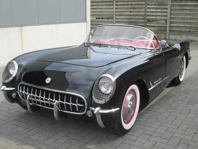 Zwart Gebruikt 1954 Chevrolet Corvette Cabriolet | € 78.500 - Afbeelding 1/4