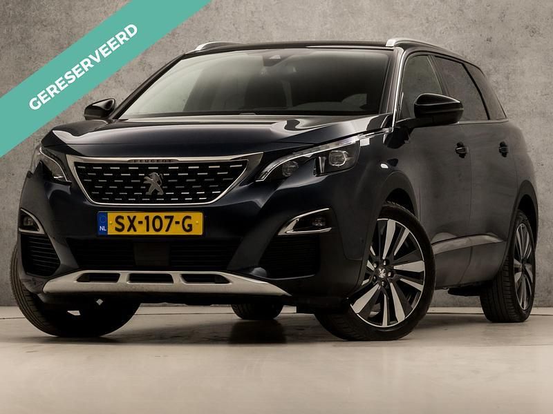 Blauw Gebruikt 2018 Peugeot 5008 GT-line MPV | € 20.445 (Iets duurder) - Afbeelding 1/4