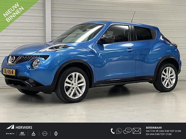 Blauw Gebruikt 2018 Nissan Juke N-Connecta SUV | € 11.935 (Eerlijke prijs) - Afbeelding 1/4