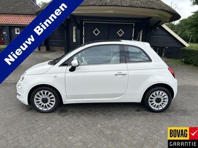 Wit Gebruikt 2019 Fiat 500 Lounge Hatchback | € 9.999 (Goede deal) - Afbeelding 1/4