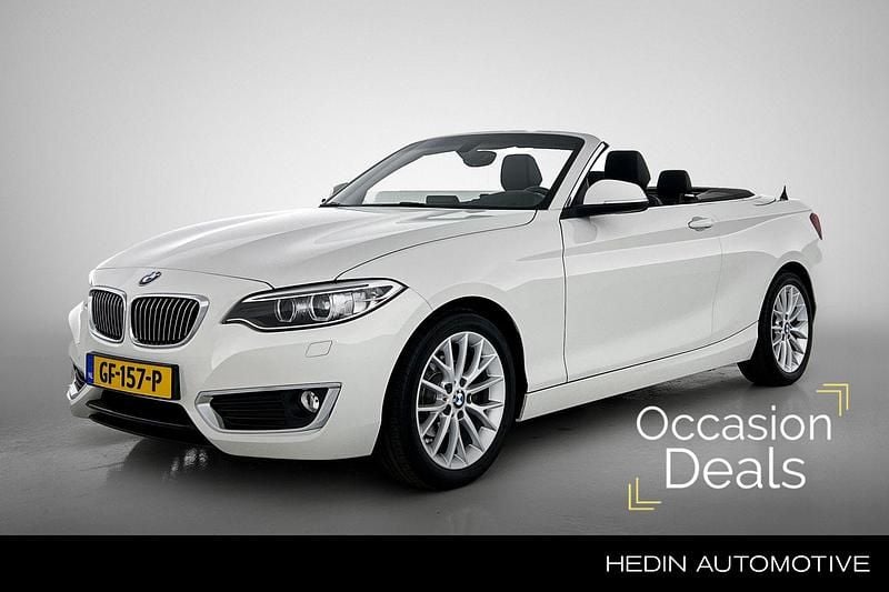 Wit Gebruikt 2015 BMW 218 Cabriolet | € 17.950 (Eerlijke prijs) - Afbeelding 1/4