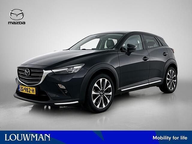 Zwart metallic Gebruikt 2019 Mazda CX-3 SUV | € 20.945 (Eerlijke prijs) - Afbeelding 1/4