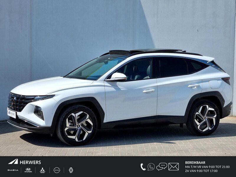 Wit Gebruikt 2021 Hyundai Tucson Premium SUV | € 32.935 (Eerlijke prijs) - Afbeelding 1/4