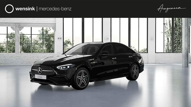 Zwart, metallic lak Nieuw 2025 Mercedes C300e Business Sedan | € 66.745 (Eerlijke prijs) - Afbeelding 1/4
