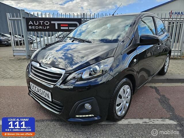 Zwart Gebruikt 2018 Peugeot 108 Hatchback | € 6.750 (Eerlijke prijs) - Afbeelding 1/4