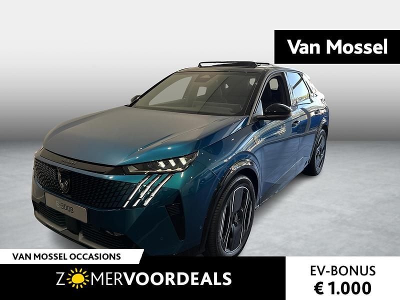 Blauw Nieuw 2025 Peugeot e-3008 Avantage SUV | € 54.735 (Duur) - Afbeelding 1/4