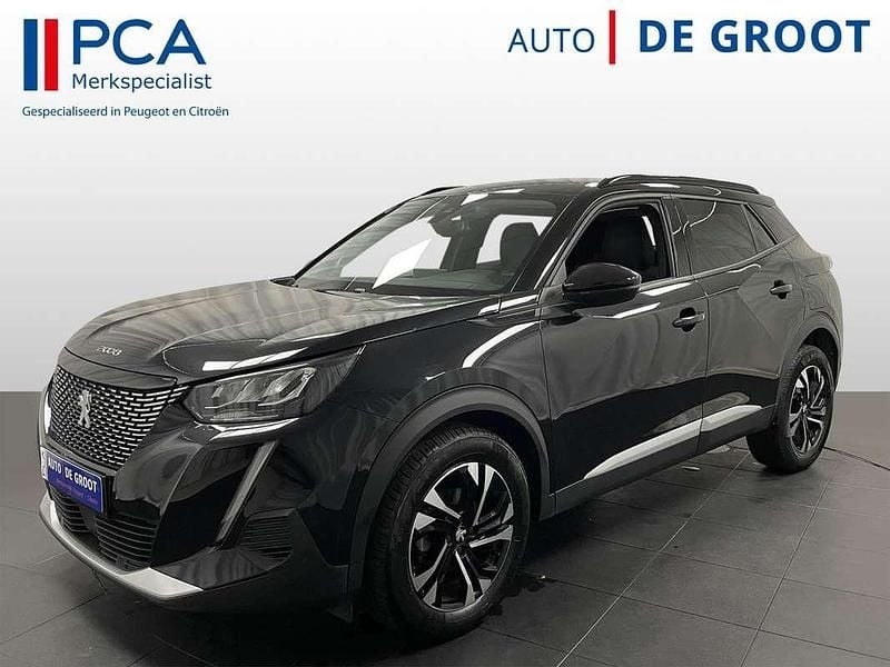Zwart Gebruikt 2021 Peugeot 2008 Allure SUV | € 21.650 (Eerlijke prijs) - Afbeelding 1/4
