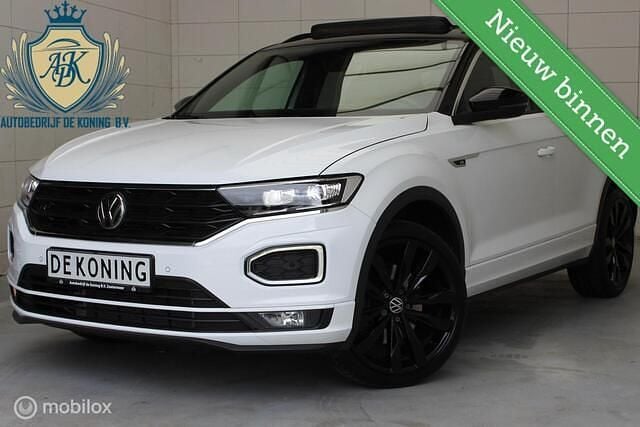 Wit Gebruikt 2021 VW T-Roc R-line SUV | € 29.500 (Eerlijke prijs) - Afbeelding 1/4