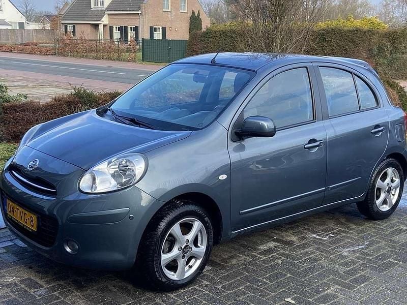 Grijs Occasion 2012 Nissan Micra Hatchback | € 8.000 - Afbeelding 1/4