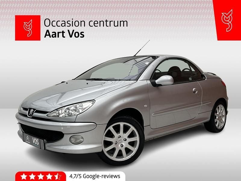 Grijs Gebruikt 2001 Peugeot 206 Cabriolet | € 2.495 (Eerlijke prijs) - Afbeelding 1/4
