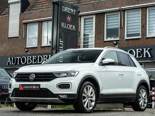 Wit Gebruikt 2021 VW T-Roc Sport SUV | € 25.450 (Goede deal) - Afbeelding 1/4