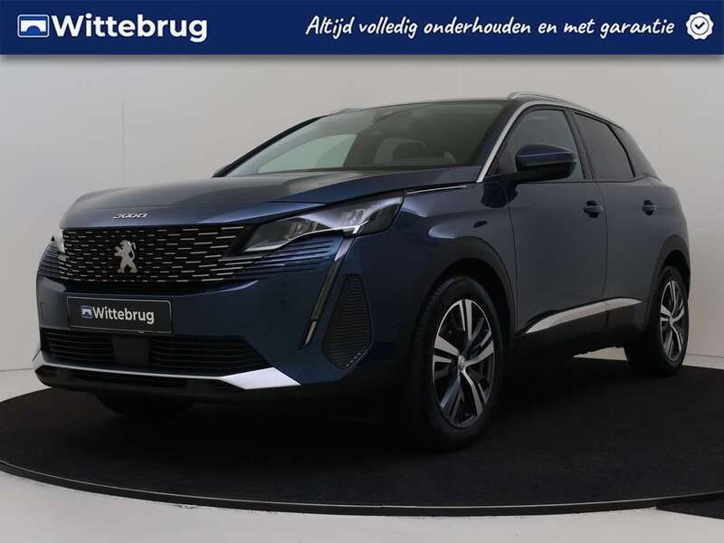 Blauw Gebruikt 2021 Peugeot 3008 Allure SUV | € 24.925 (Eerlijke prijs) - Afbeelding 1/3