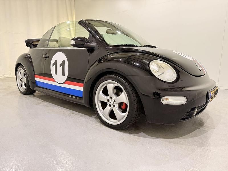Zwart Gebruikt 2003 VW Beetle Highline Cabriolet | € 1.750 - Afbeelding 1/4