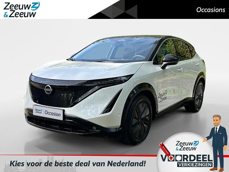 Twotone (white pearl/black) Nieuw 2025 Nissan Ariya SUV | € 38.435 (Eerlijke prijs) - Afbeelding 1/4