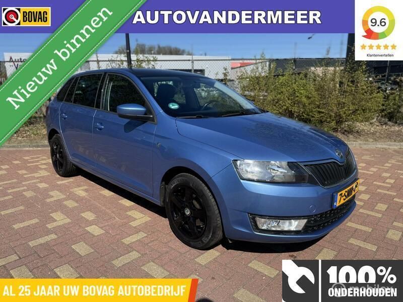 Blauw Gebruikt 2014 Skoda Rapid Business Line Hatchback | € 9.940 (Iets duurder) - Afbeelding 1/3