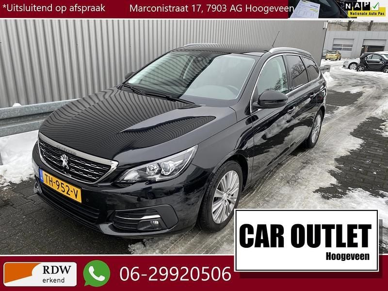 Zwart Occasion 2018 Peugeot 308 Premium Stationwagen | € 7.250 (Goede deal) - Afbeelding 1/4