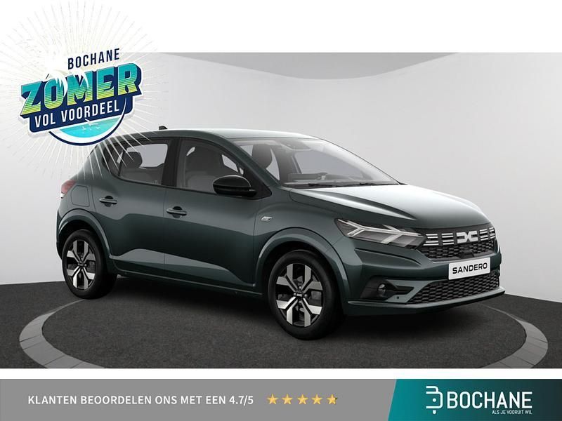 Cedar green (groen mica) Nieuw 2025 Dacia Sandero Journey Hatchback | € 23.900 (Eerlijke prijs) - Afbeelding 1/4