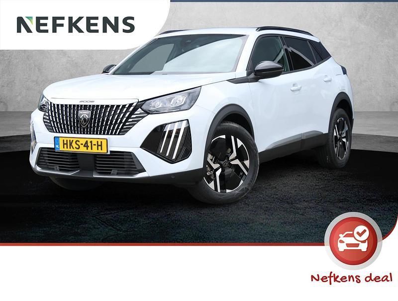 Wit Nieuw 2025 Peugeot 2008 Allure SUV | € 32.295 (Super prijs) - Afbeelding 1/4