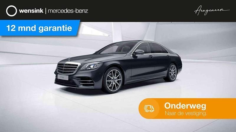 Blauw, metallic lak Gebruikt 2019 Mercedes S350 Premium Plus Sedan | € 59.850 (Iets duurder) - Afbeelding 1/4