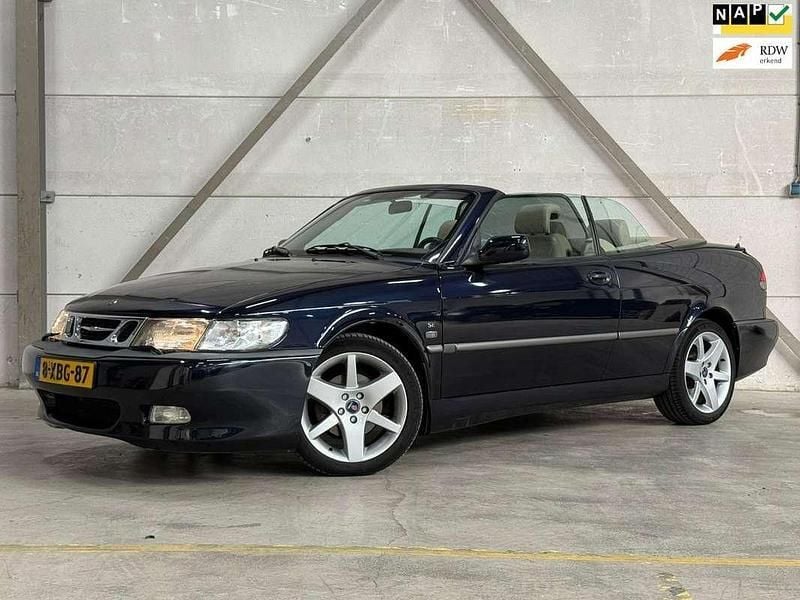 Blauw Gebruikt 2004 Saab 9-3 Cabriolet Linear Cabriolet | € 6.995 (Super prijs) - Afbeelding 1/4
