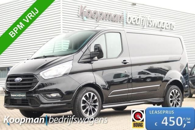 Zwart Gebruikt 2020 Ford Transit Custom Sport Van | € 22.950 (Goede deal) - Afbeelding 1/4