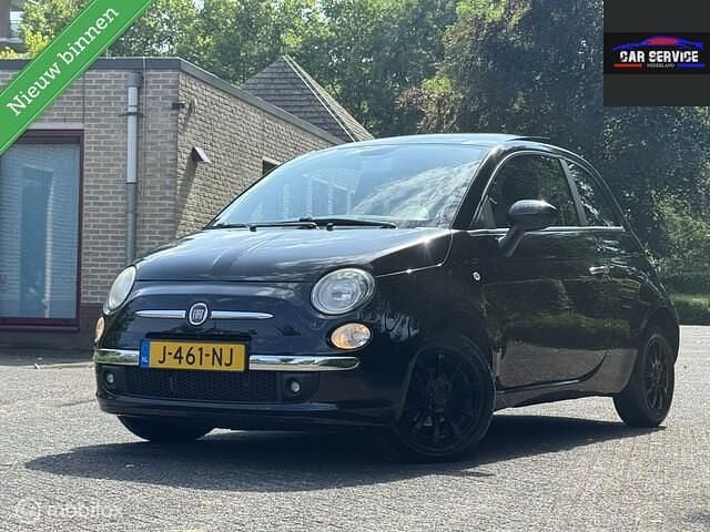 Zwart Gebruikt 2009 Fiat 500 Sport Hatchback | € 3.699 (Eerlijke prijs) - Afbeelding 1/4