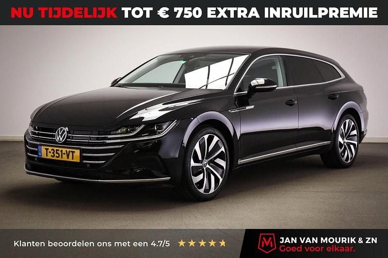 Zwart Gebruikt 2021 VW Arteon Business+ Stationwagen | € 29.040 (Goede deal) - Afbeelding 1/4
