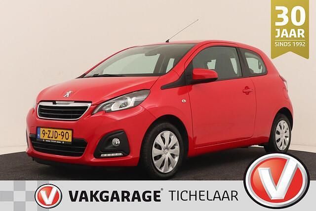 Rood Gebruikt 2015 Peugeot 108 Active Hatchback | € 4.999 (Eerlijke prijs) - Afbeelding 1/3