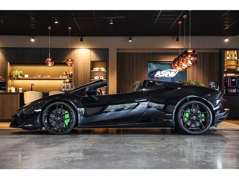 Occasion Lamborghini Huracán 612 PK (450 kW) 2017 Zwart Cabriolet