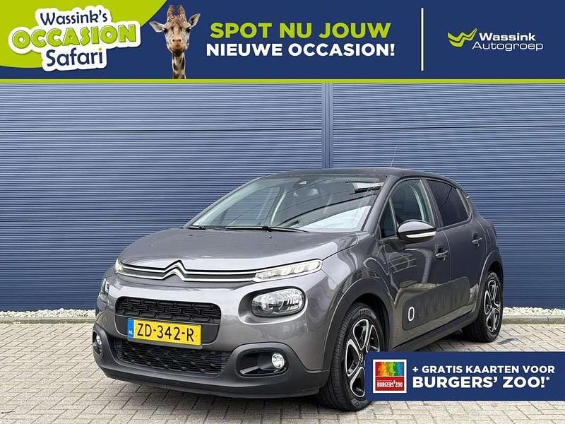 Grijs Gebruikt 2019 Citroën C3 Feel Hatchback | € 9.940 (Goede deal) - Afbeelding 1/3