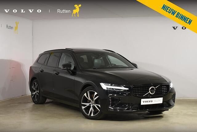 Zwart, metallic lak Gebruikt 2021 Volvo V60 R-Design Stationwagen | € 36.840 (Eerlijke prijs) - Afbeelding 1/4