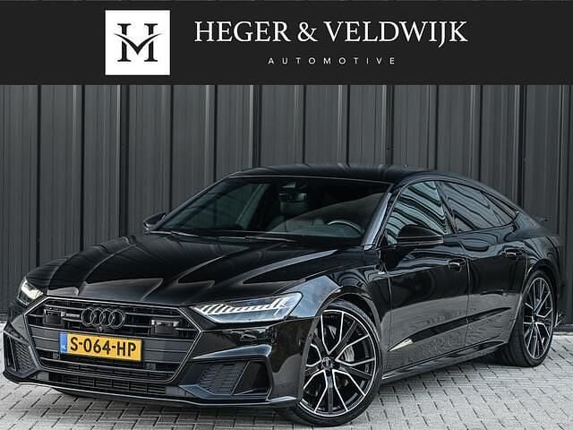 Zwart Gebruikt 2019 Audi A7 Sportback S-line plus Hatchback | € 42.900 (Super prijs) - Afbeelding 1/4