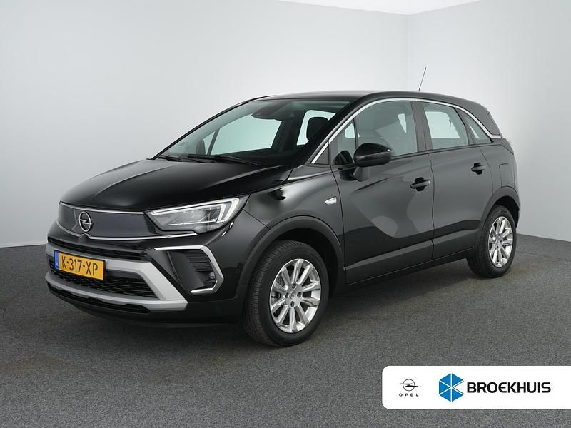 Zwart Occasion 2021 Opel Crossland X Elegance SUV | € 18.895 (Eerlijke prijs) - Afbeelding 1/4