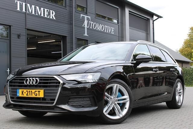 Zwart (metallic) Occasion 2019 Audi A6 Design Stationwagen | € 26.600 (Goede deal) - Afbeelding 1/4