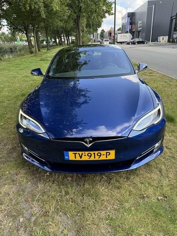 Occasion Tesla Model S 450 kW (613 PK) 2018 Blauw Hatchback